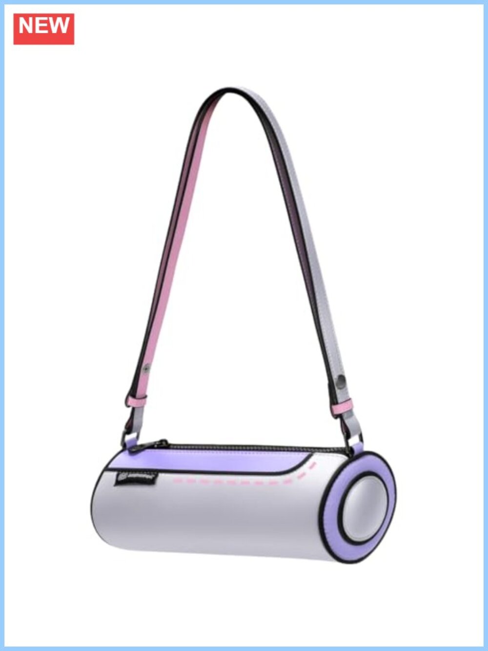 2D Cartoon Crossbody Bag Vegan Leather Novelty Purse Women Travel